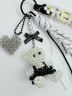 Pearl Bear Bag Charm