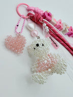 Pearl Bear Bag Charm