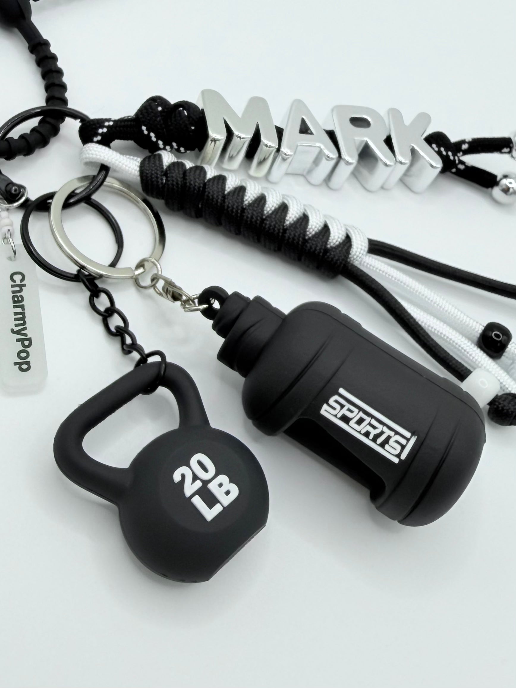 Gym - Sweat & Grind Bag Charm