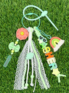 Macrame Rainbow Bag Charm
