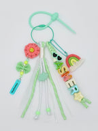 Macrame Rainbow Bag Charm