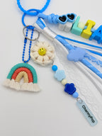 Macrame Rainbow Bag Charm