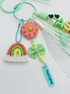 Macrame Rainbow Bag Charm