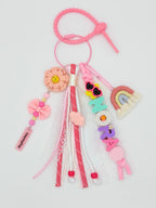 Macrame Rainbow Bag Charm
