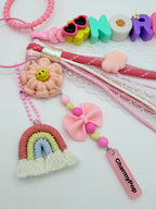 Macrame Rainbow Bag Charm